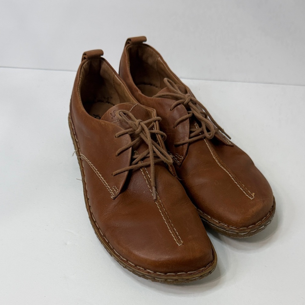 Josef Seibel Tan Leather Moccasins
